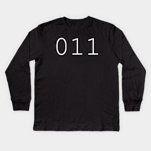 011 Kids Long Sleeve T-Shirt